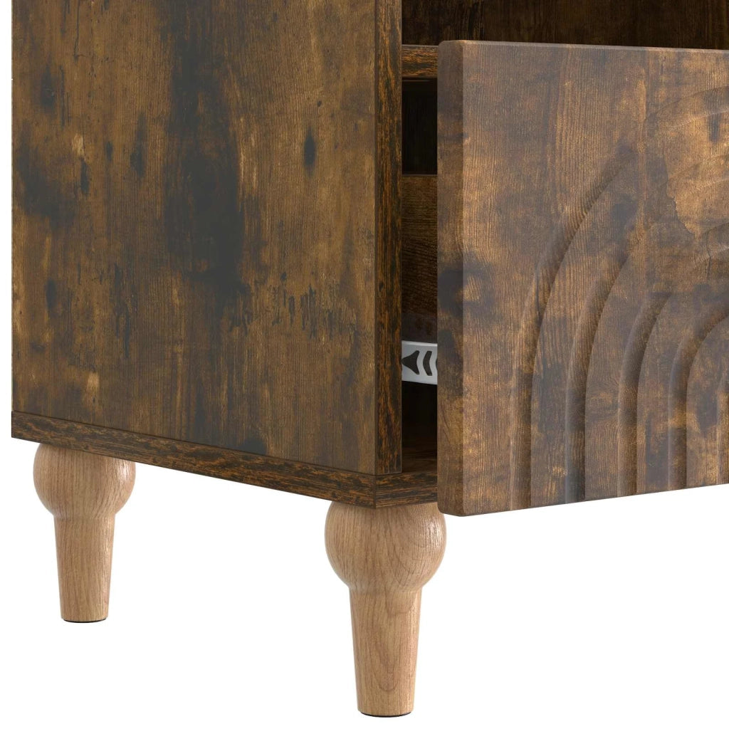 Mobile TV-Credenza per TV Quercia Affumicata 102 x 34,5 x 50 cm