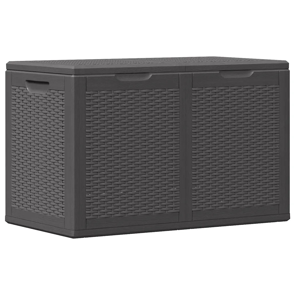 Baule da Giardino 180 L Nero in Rattan PP CFW6125181