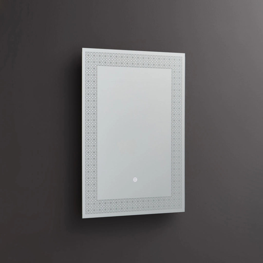 Specchio rettangolare 50x70 con led
