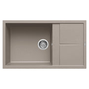 Lavello Elleci Incasso 1 vasca 86x50 Unico 410 Granitek Grigio Tortora LGU41043