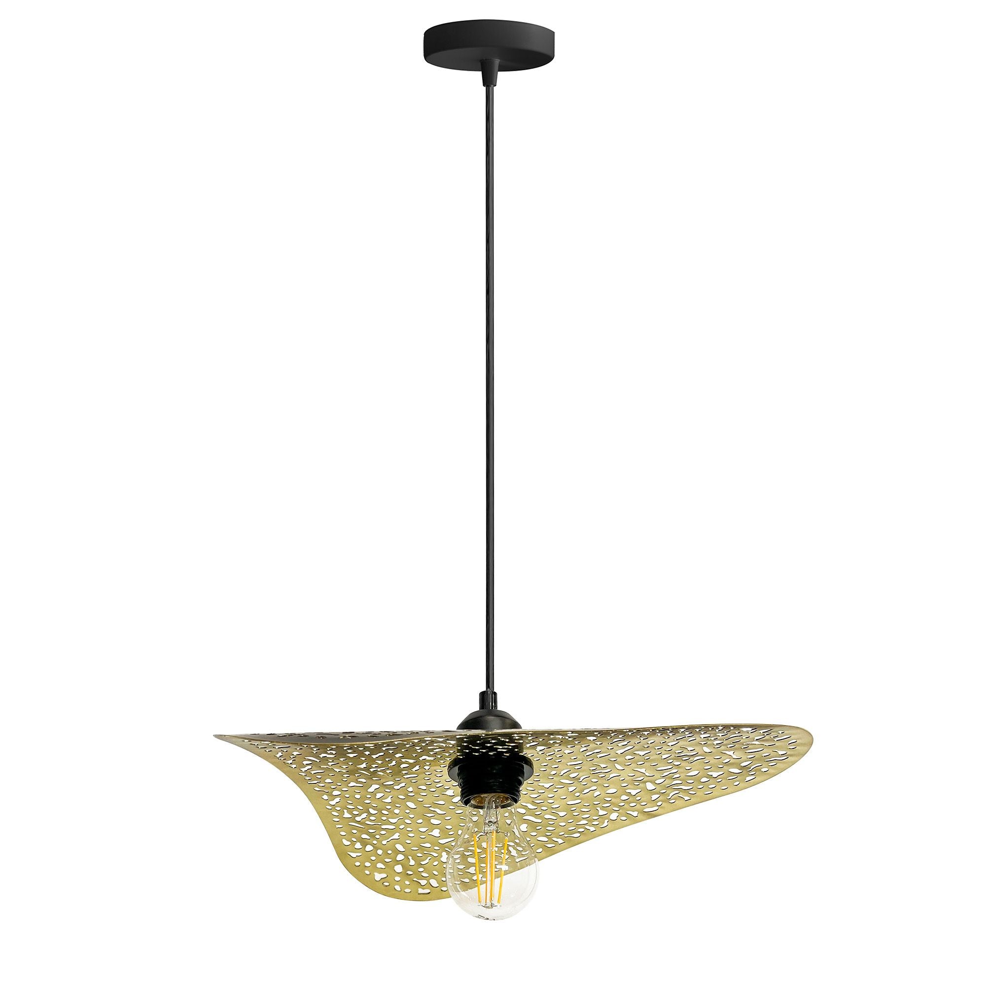 Lampada Da Soffitto APP1467-1CP Black/gold