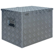 Scatola portaoggetti cassetta degli attrezzi scatola per rimorchio valigetta per il trasporto in officina 61 x 43 x 45,5 cm alluminio 02_0003202