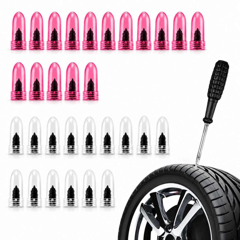 30 Viti Ripara Gomme Per Foratura Auto Moto Ruota Riparazione Pneumatici W17379