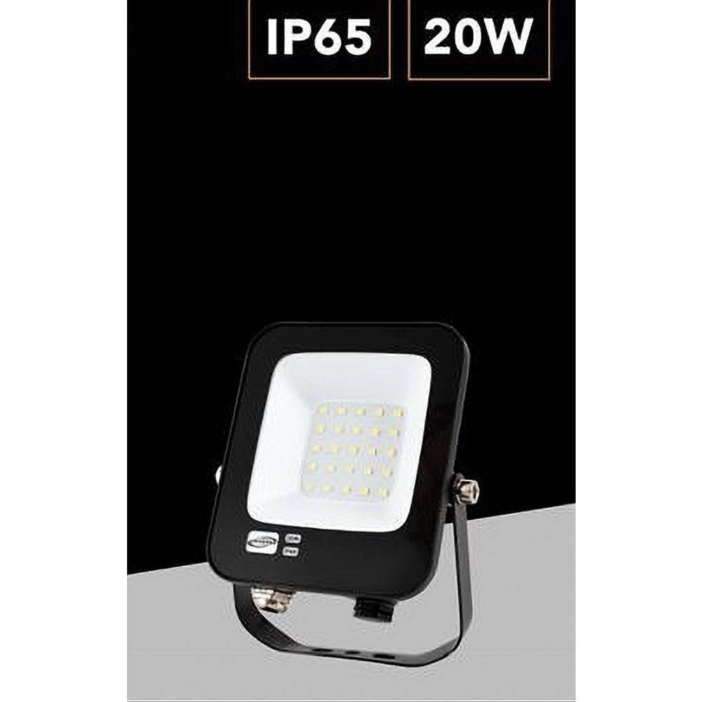Trade Shop - Faro Led Ultra Slim 20 W Esterno Ip65 Orientabile Luce 6500k 3000k 4000k Jr-20w -