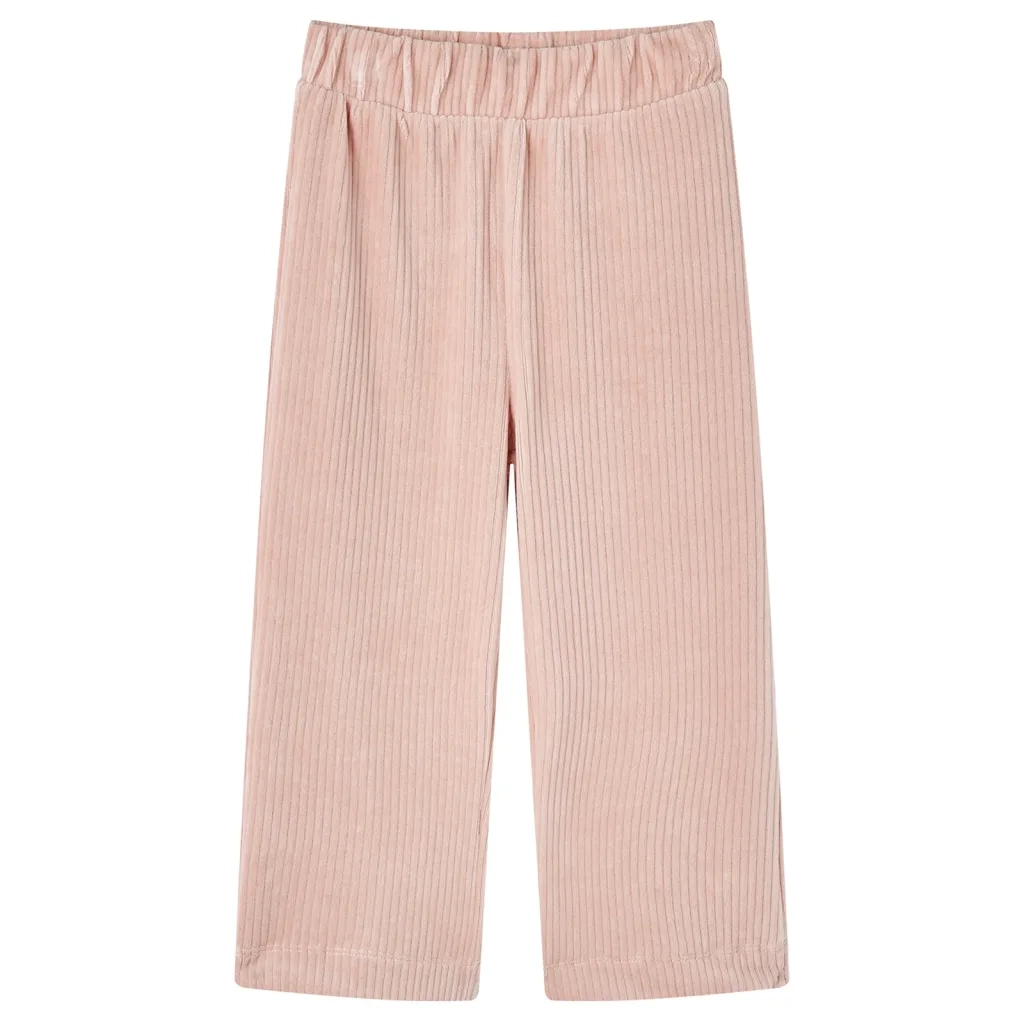 Pantaloni per Bambini in Velluto a Coste Rosa Chiaro 128cod mxl 108148