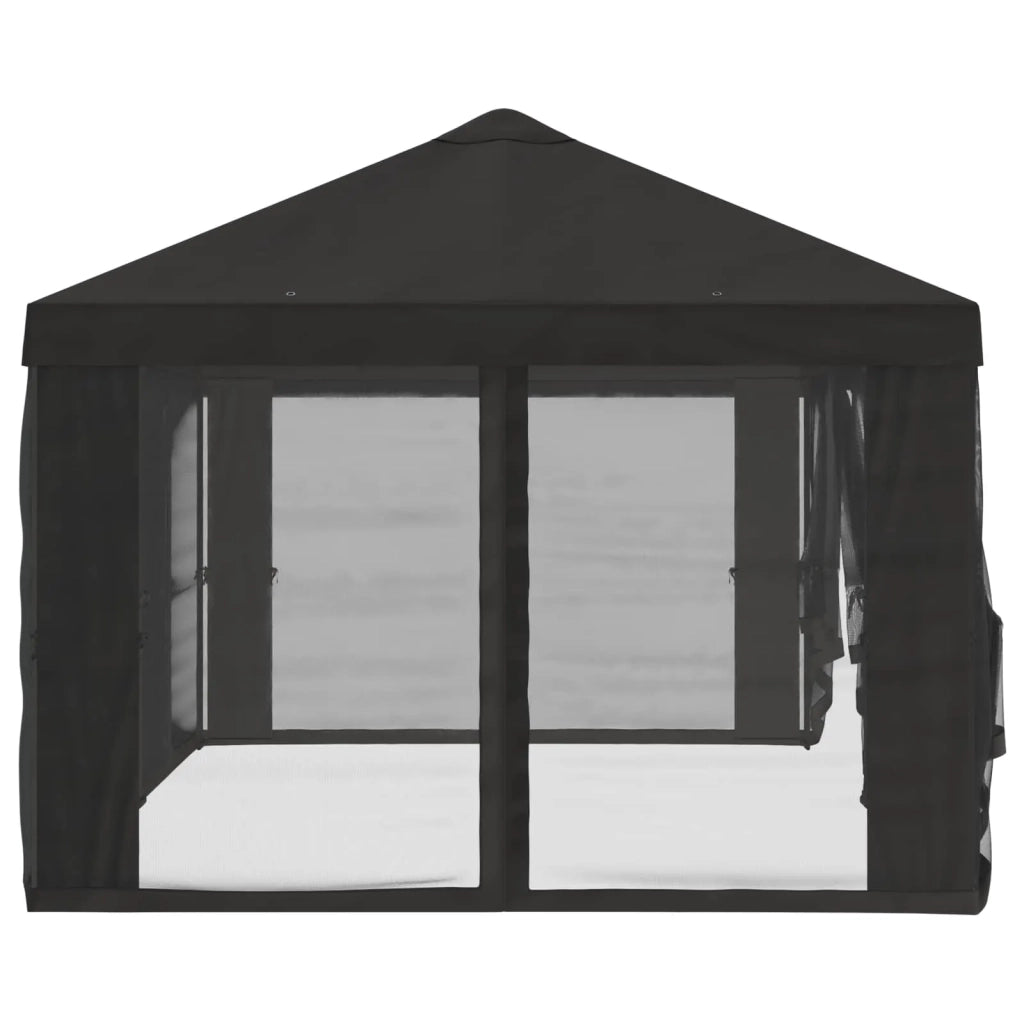 Copertura Gazebo con Pareti Laterali Antracite 600,5 x 300,5 cm 900437