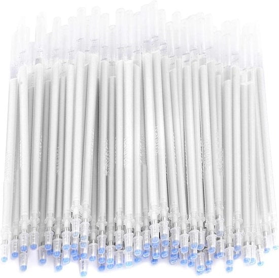 ONF3 - Pennarelli coloranti - Pennelli indelebili a caldo - 100 pezzi - Ideali per il quilting - Pennarelli per sfumare colore bianco - Adatti per progetti DIY -