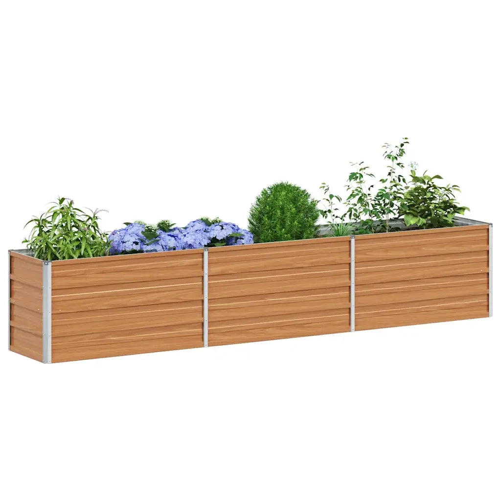 Letto rialzato da giardino Marrone Chiaro 240 x 40 x 45 cm
