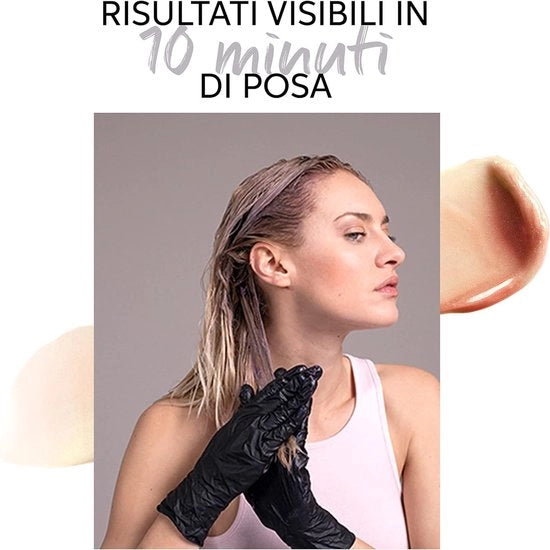 Maschera Colorante per Capelli con Olio di Avocado - Cambia il Colore dei Capelli con una Tinta Naturale - 150 ml Pennello per Capelli