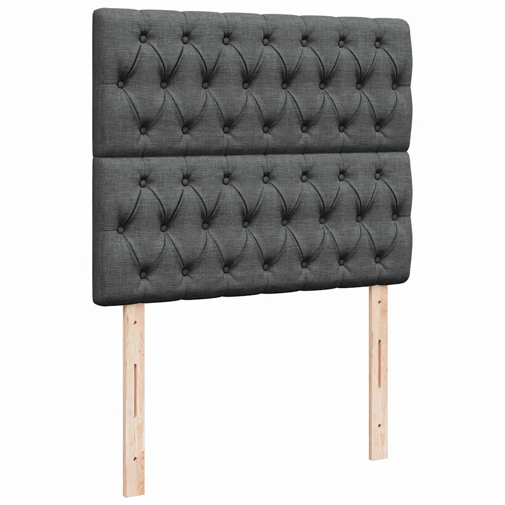 Struttura Letto Pouf con Materasso 80x200 cm in Tessuto 3314073