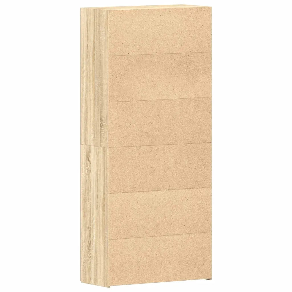 Mobile per scarpe Marrone 80 x 35.5 x 180 cm Legno multistrato 3333838