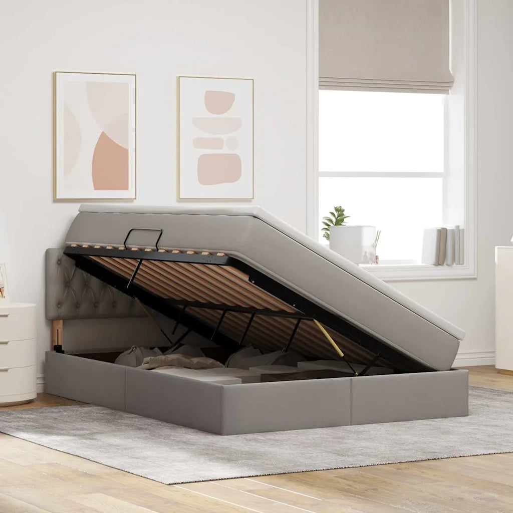 Letto con contenitore e materasso Talpa 140 x 200 cm 3370578