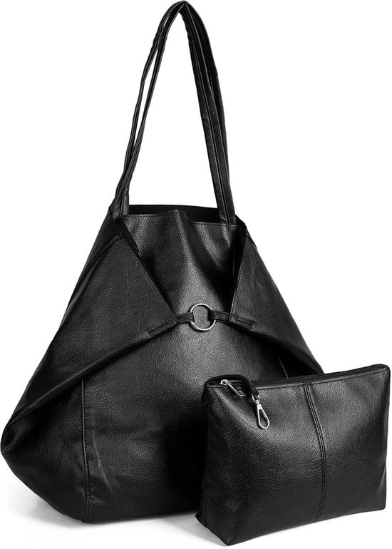 Borsa da Spalla Grande - Pelle Veganica - Ideale per Donne