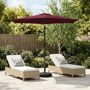 Parasol da Giardino con Luci LED 270 x 270 cm Poliestere 42036262
