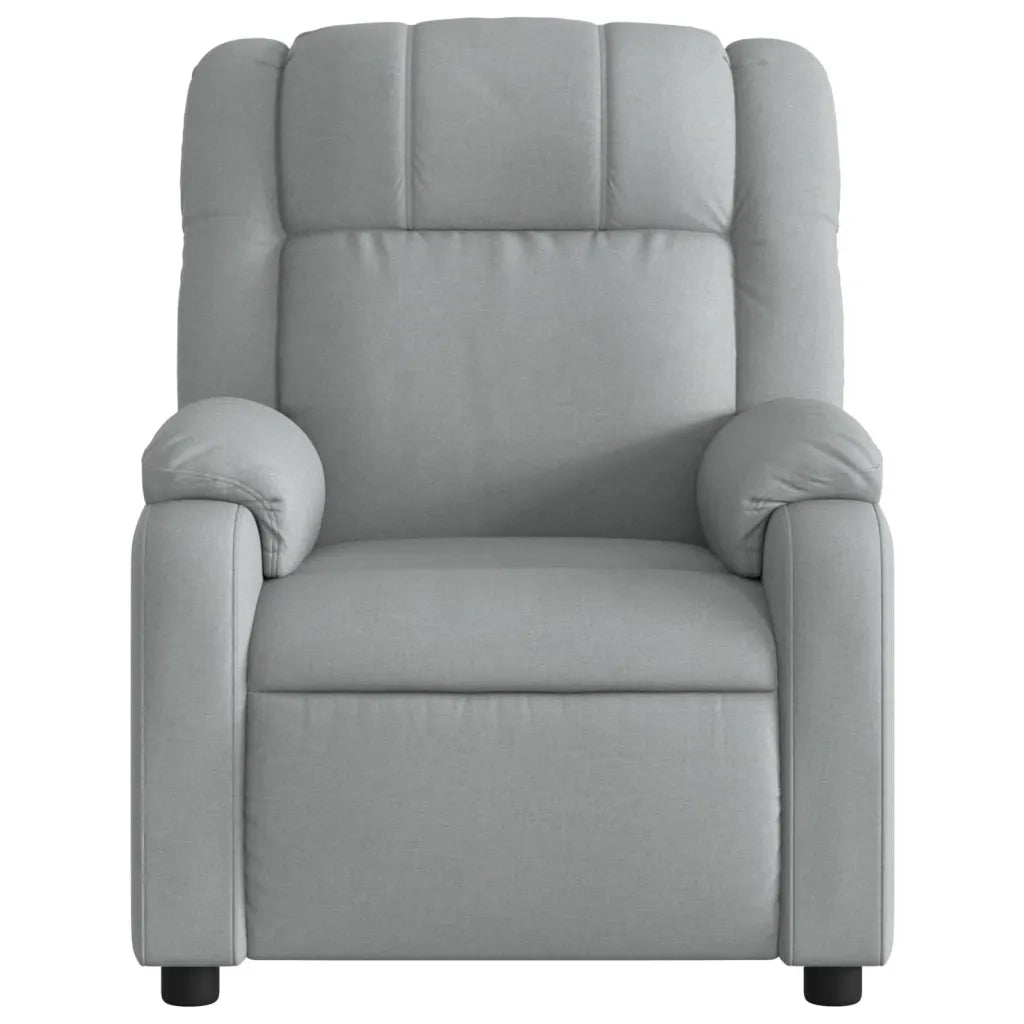Poltrona reclinabile in Tessuto Grigio Chiaro 3206200