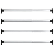 Aste Telescopiche per Armadi 4 pz Argento 58-100 cm CFW3739651