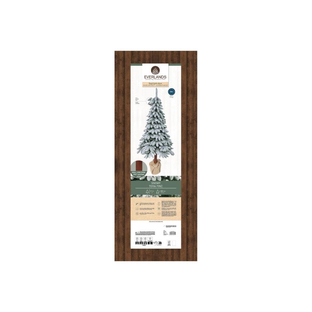Albero Tora Pine innevato D102 H210cm