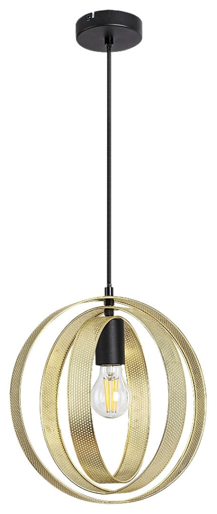Lampada a sospensione industriale Rabalux Harlow Ø30 E27 nera