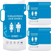 Urineporta per viaggi con manico, toilette di emergenza per auto, portatile, naturale, sacchetto per campeggio, escursioni, viaggi, emergenza stradale.