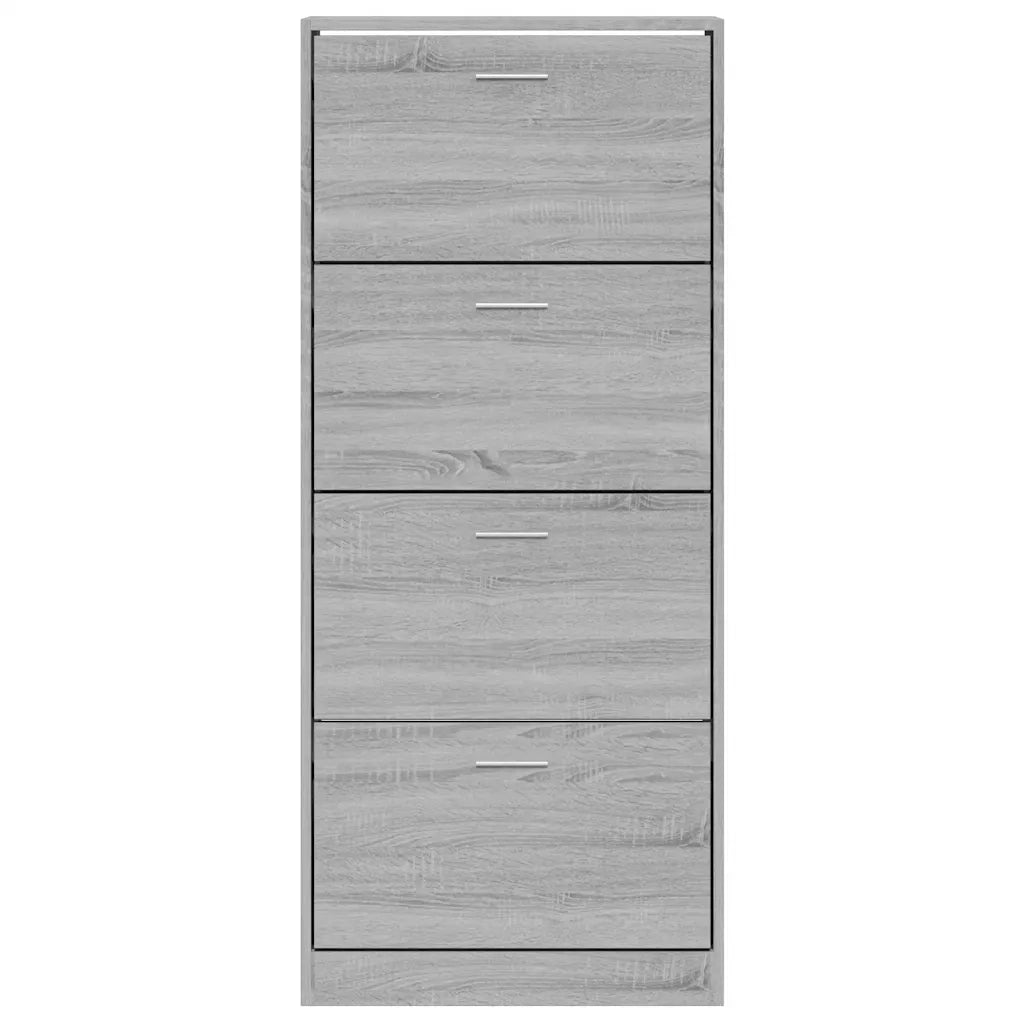 Scarpiera Grigio Sonoma 63x24x147 cm in Legno Multistrato 342548