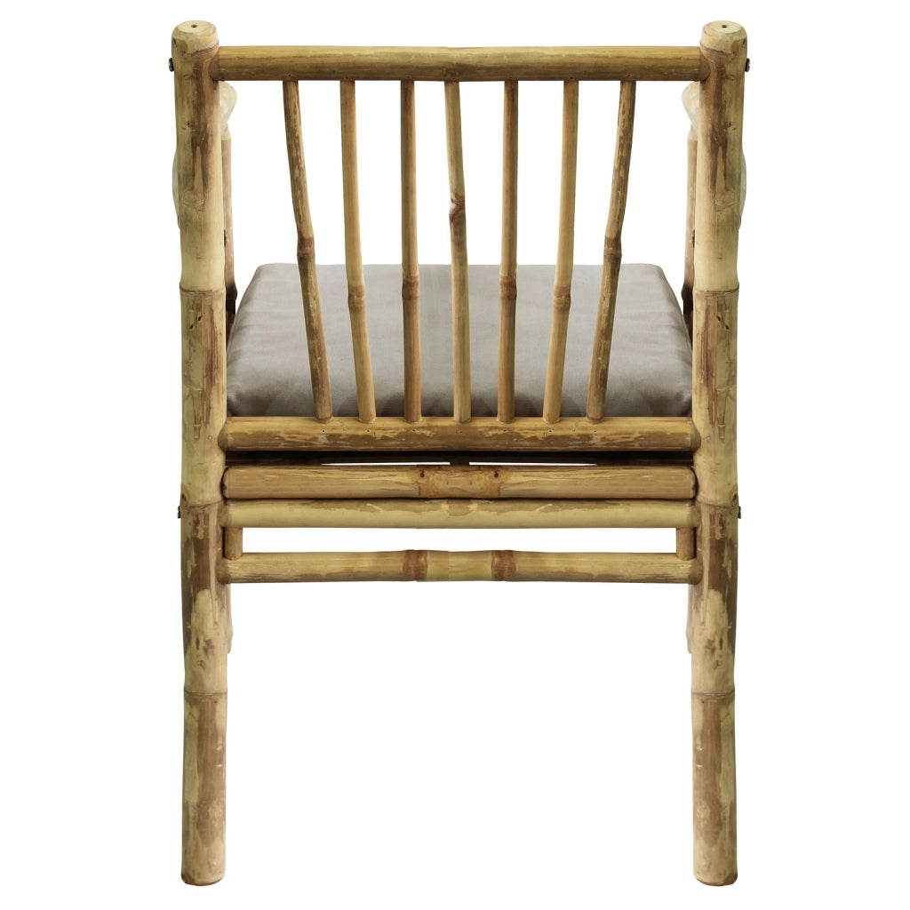 Poltrona da giardino in bamboo - CARLY