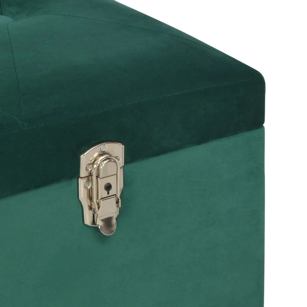 Panca con vano contenitore 105 cm velluto verde 02_0010732