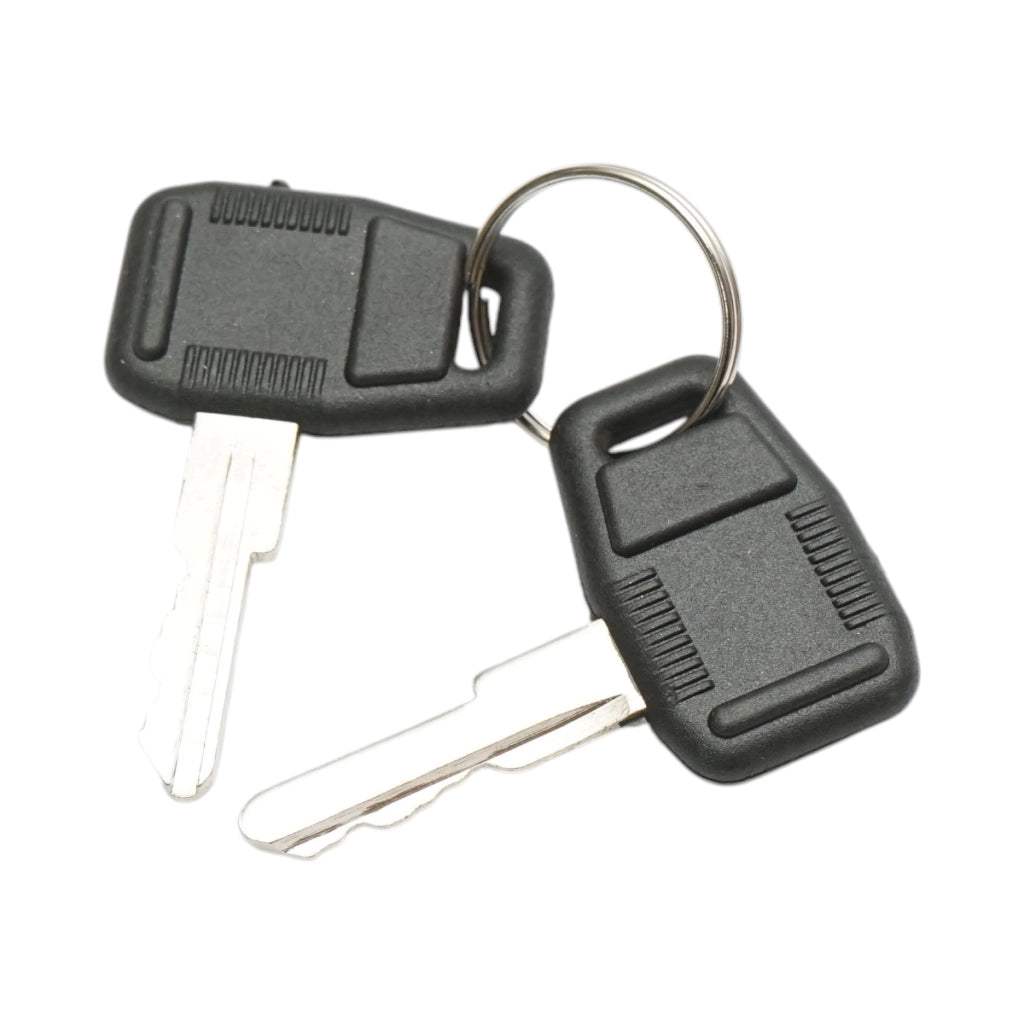 Interruttore di accensione con 2 chiavi per carrello elevatore Mitsubishi Caterpillar codice OEM 91A05-21400, 91A05-1140