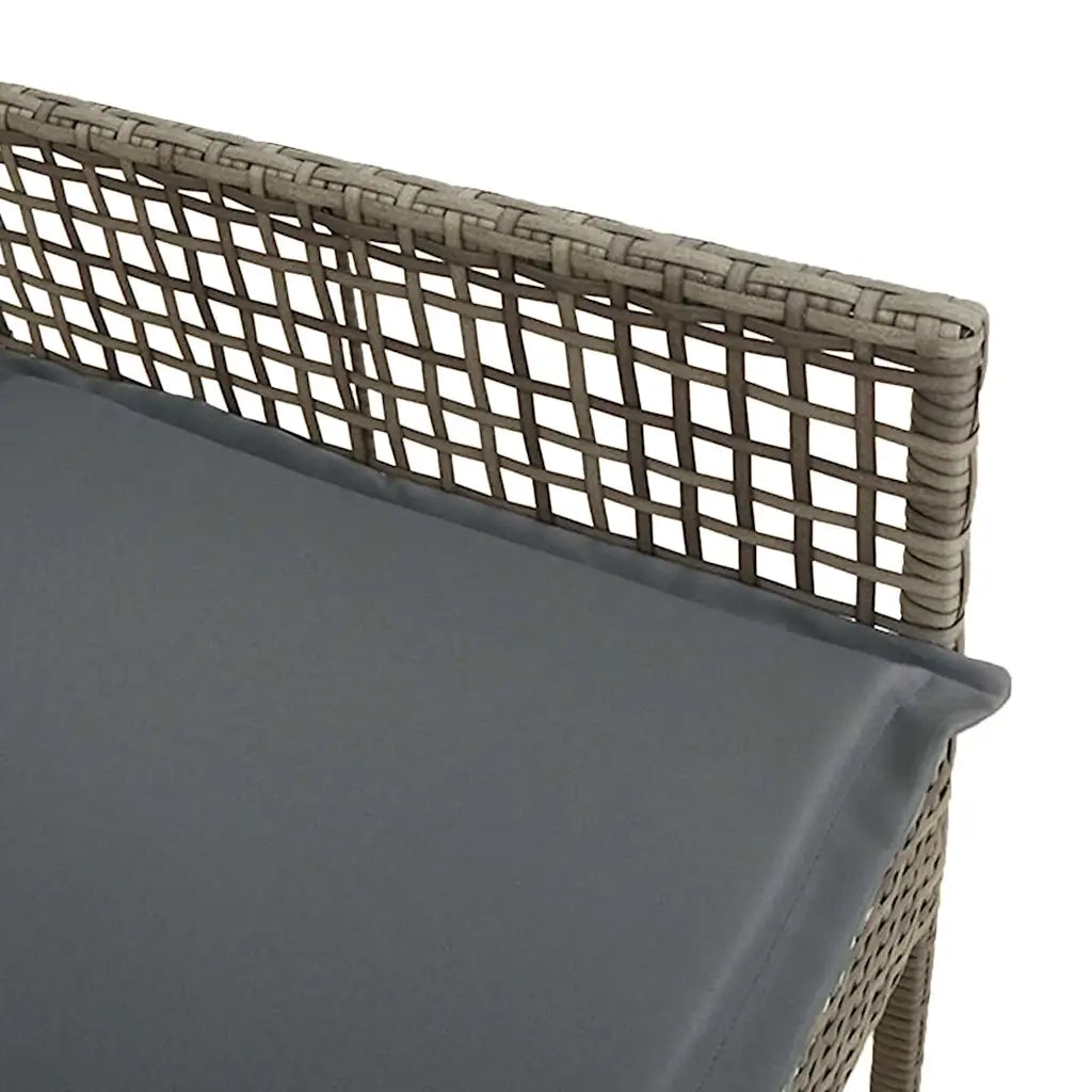 Sedia da Giardino 2 pz | Sedie da Esterno Grigio 55 x 53 x 85 cm polyrattan