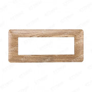ETTROIT PLACCA PLASTICA 6P LEGNO CHIARO compatibile matix bticino| MT83604 - ETTROIT
