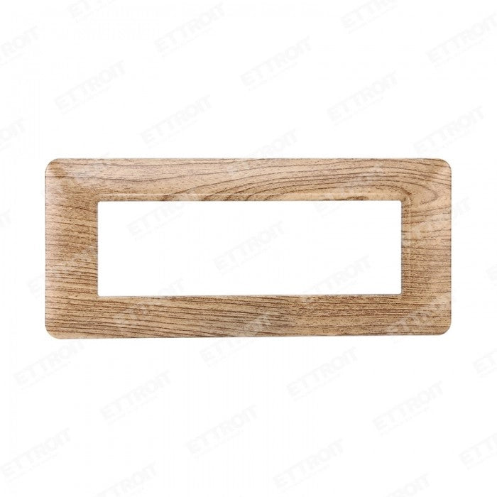 ETTROIT PLACCA PLASTICA 6P LEGNO CHIARO compatibile matix bticino| MT83604 - ETTROIT