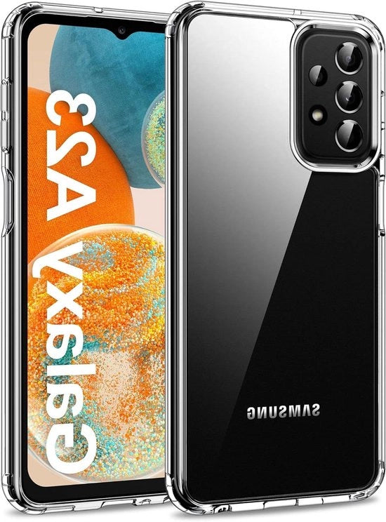 Protezione Premium per Samsung Galaxy A23 4G/5G - Transparente - Antigiallo - Resistente agli urti - Crystal Clear - Caso rigido