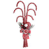 Caramella plastica bastoncini di zucchero rosso cm xh60