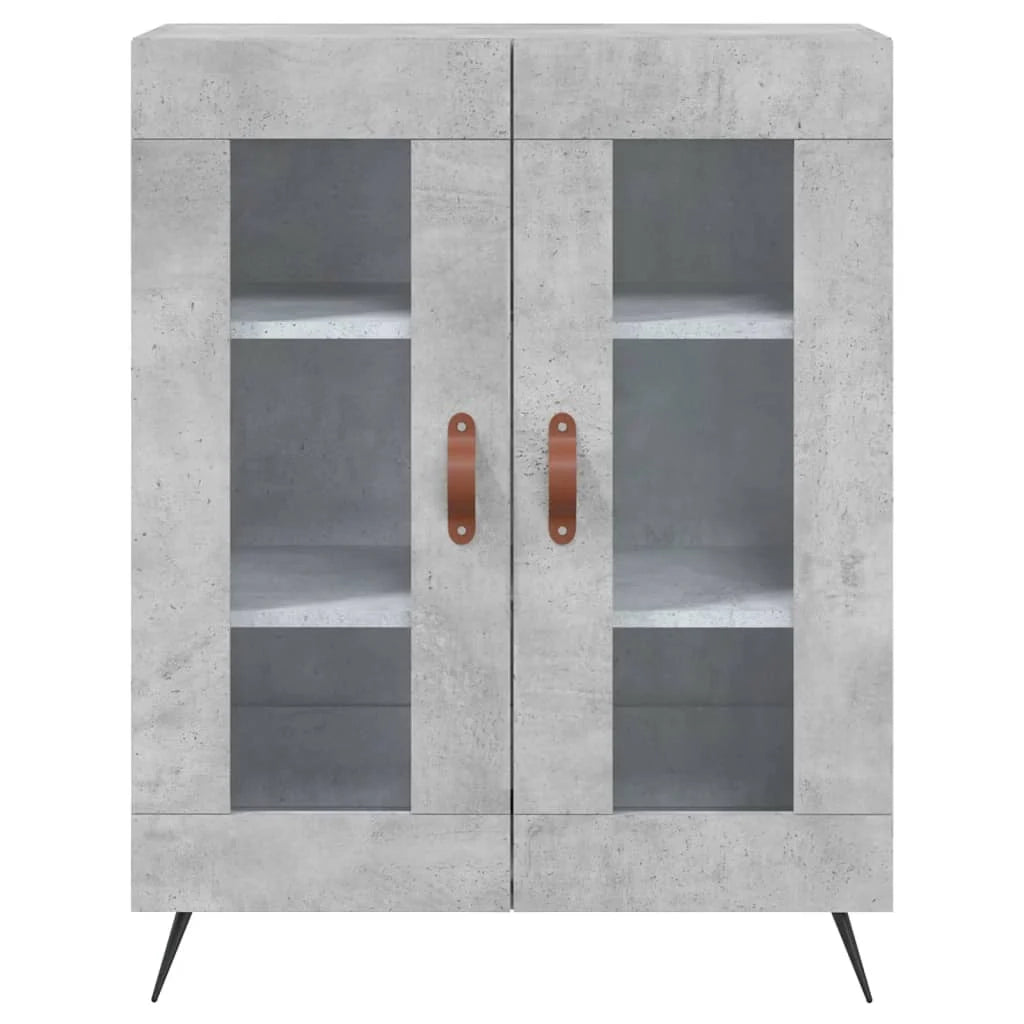 Buffet credenza cassettiera armadio mobile contenitore organizer cucina soggiorno salotto alto 69,5 x 34 x 180 cm legno ingegnerizzato grigio 02_0034544