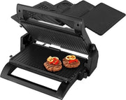 Apparecchio Grill - Griglia da Tavolo - Apparecchio per Panini - Raccordo Verticale - Griglia per Panini di Alta Qualità