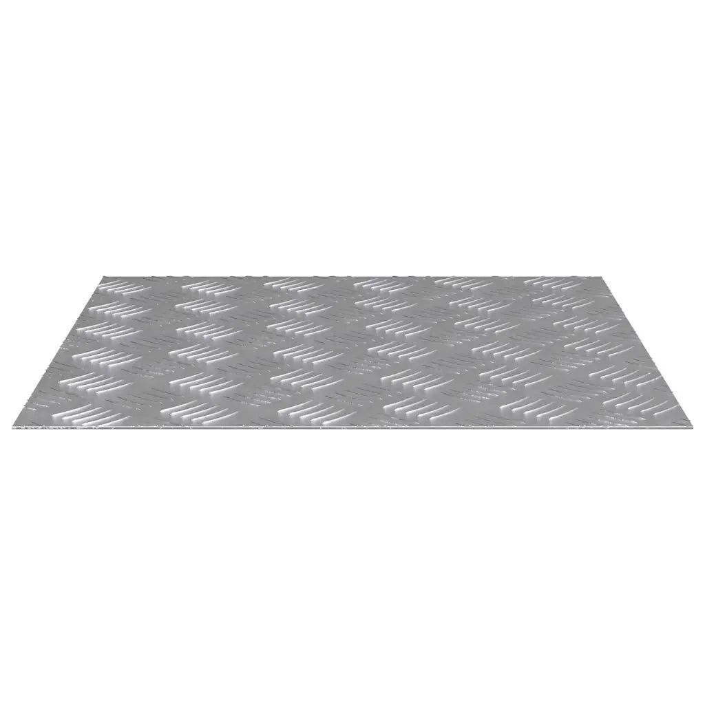 Gradini per Scale Quadrato 2 pcs Argento 50 x 50 cm Alluminio 4104343