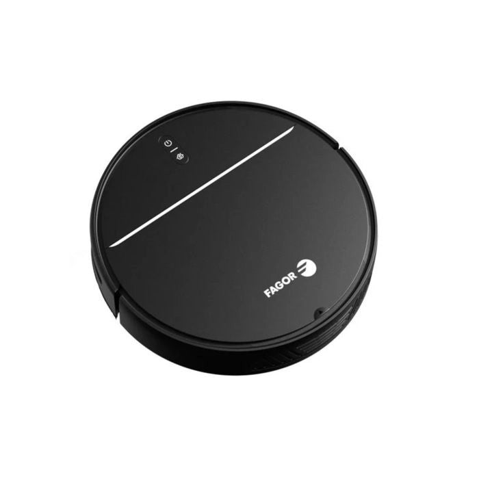 FAGOR FGR200 - Robot Aspirapolvere Connesso 3 in 1 - 80 min - 12 W - 600 ml - Nero