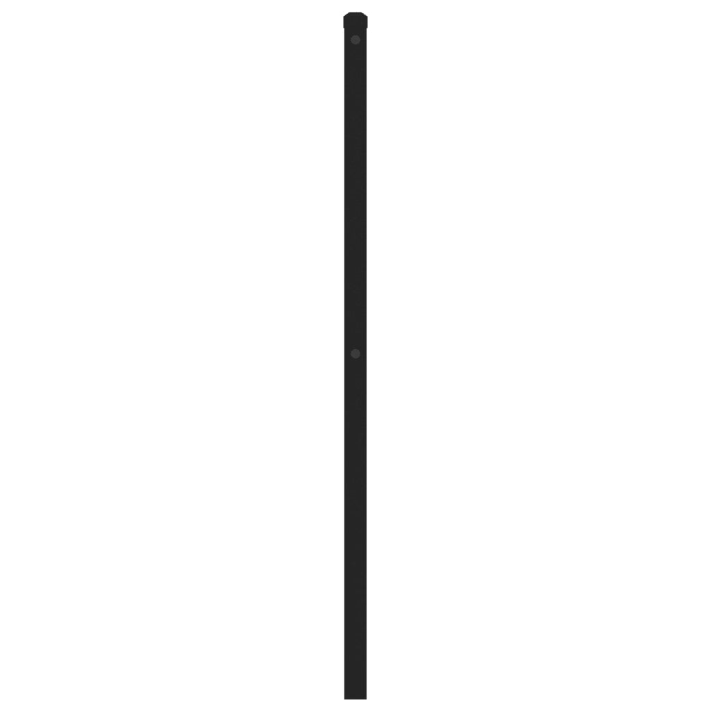 Testiera | Testata di Ricambio in Metallo Nero 180 cm