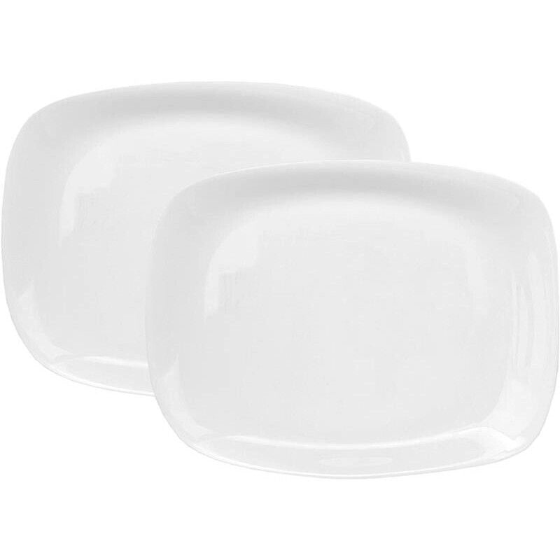 SET DA 2 PIATTO RETTANGOLARE PIANO LINEA PARMA GRANDE 24 X 34 CM