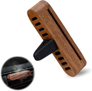 Diffusore per auto in legno di noce con 1 bastoncino di incenso 8 x 2 x 15 cm - diffusore per auto grande 66 x 09 cm con strisce aromatiche