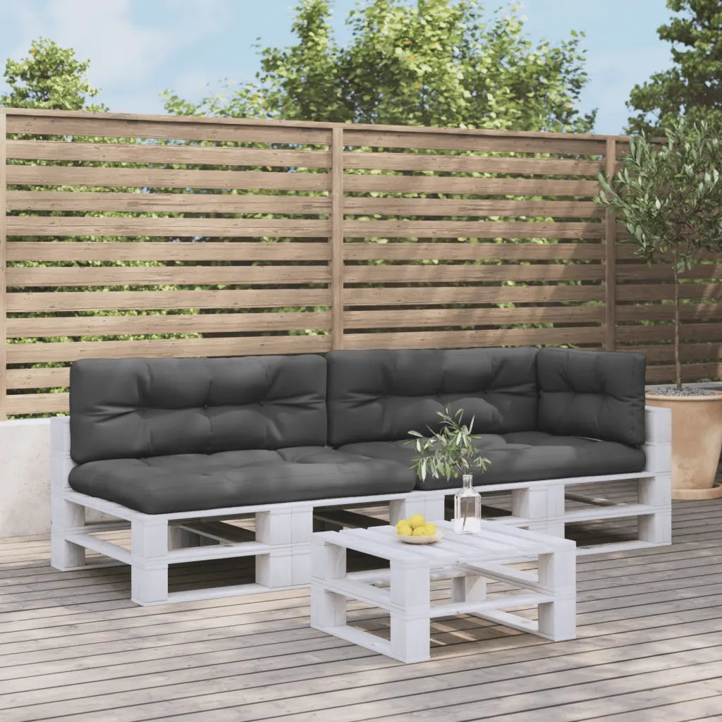 Cuscini per Pallet 5 pz | Cuscini per sedie Antracite in Tessuto