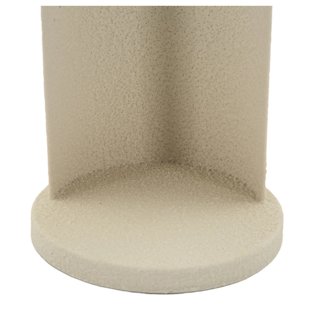Portacandela VKH747, Beige, Metallo, 12,5x10x30 cm