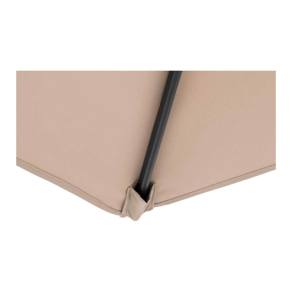 Ombrellone a braccio rettangolare 250 x 250 cm inclinabile crema 14_0007585