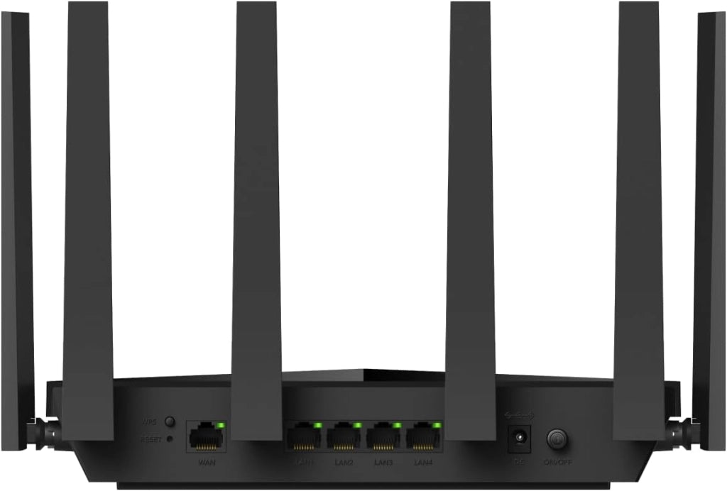 Router Cudy BE6500 WiFi 7 Dual Band Gigabit Gaming, 6500 Mbps, client e server VPN, compatibile con Cudy Mesh e APP, CPU Broadcom quad-core da 2 GHz, WR6500