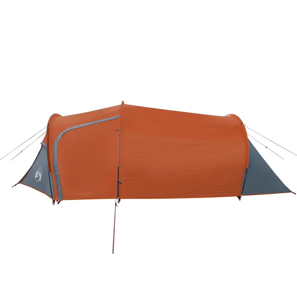 Tenda da Campeggio a Tunnel 3 Persone Arancione Impermeabile 94392