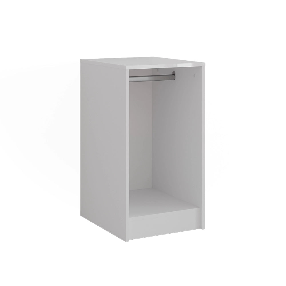 Vicco Credenza Bianco 40.2 x 76.2 cm con coperchio del contenitore
