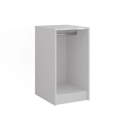 Vicco Credenza Bianco 40.2 x 76.2 cm con coperchio del contenitore
