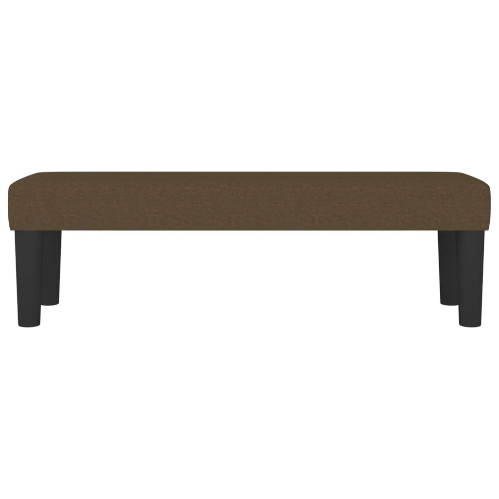Panca Marrone Scuro 100x30x30 cm in Tessuto CFW8413611