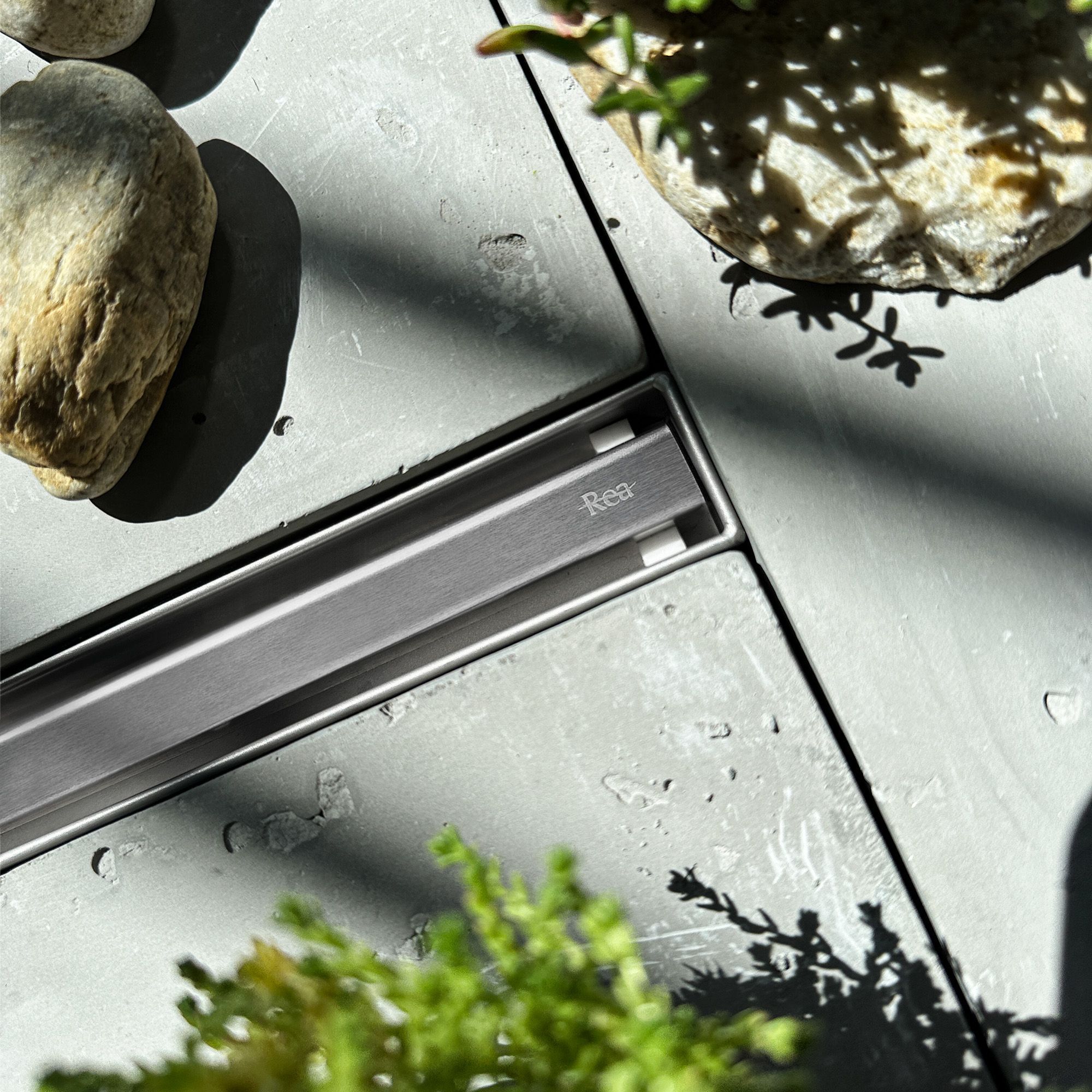 Scarico Lineare Rea Neox Slim Pro Nickiel Brush 70