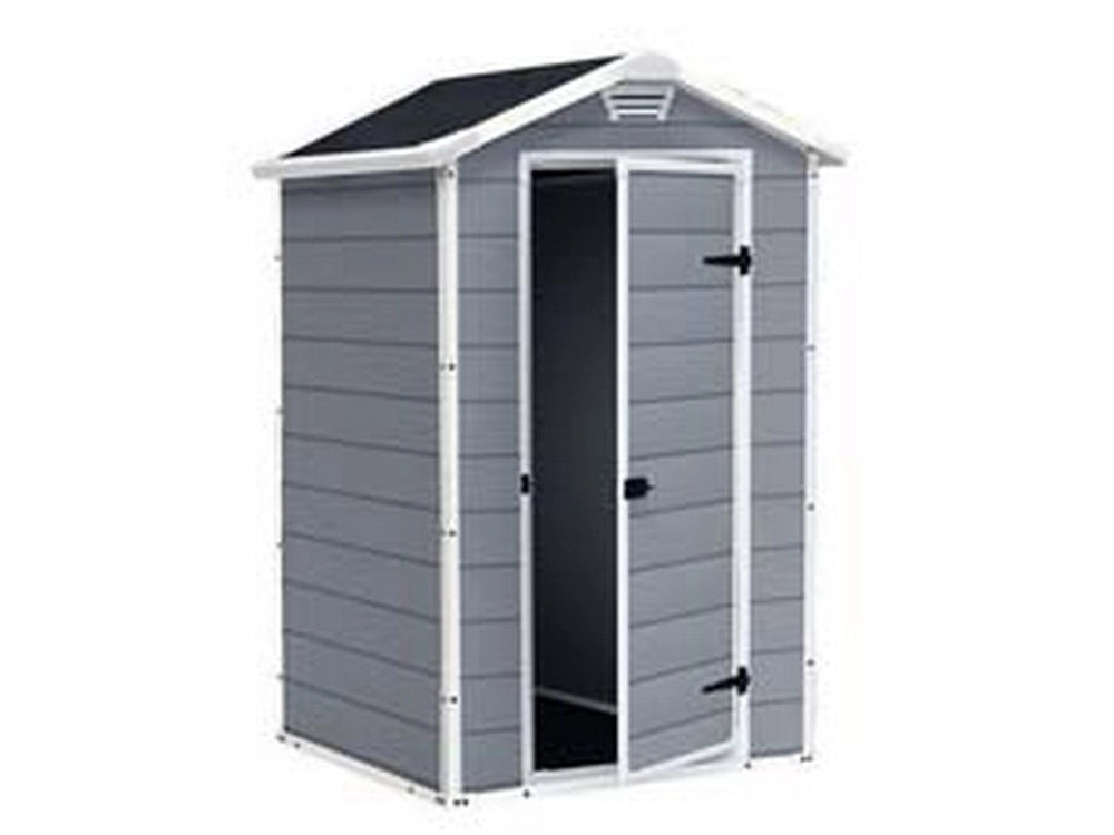 1pz casetta da giardino manor grigia - cm.129x103x196h cod:ferx.fer444675