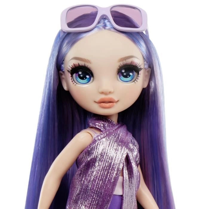 Rainbow High Swim & Style - Bambola manichino snodabile 27 cm - Viola (Viola) - Costume da bagno + pareo - da 4 anni